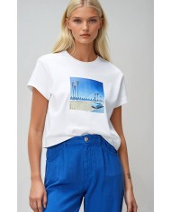 California Taş İşleme T-Shirt