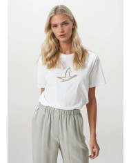 Meç Zincir Taş İşlemeli T-Shirt