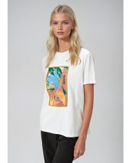 Palmiye Baskı ve Taş İşleme T-Shirt