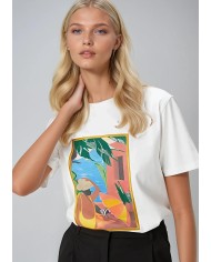 Plaj Nakış İşleme ve DTF Baskılı T-Shirt