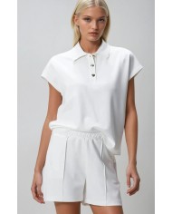 Polo Yaka Şort-Tişört Takım