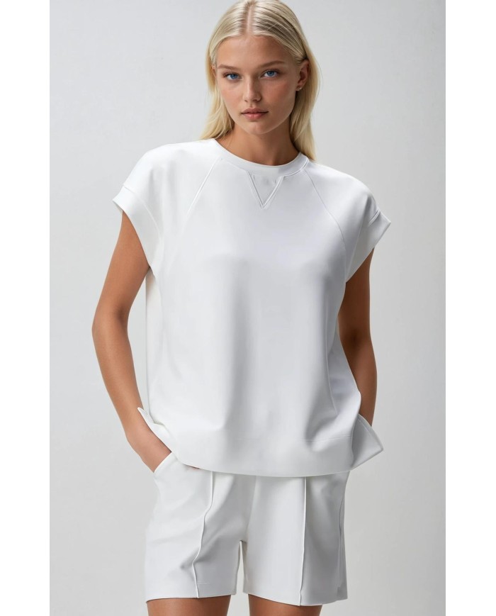 Karyoke Yaka Şort-Tişört Takım