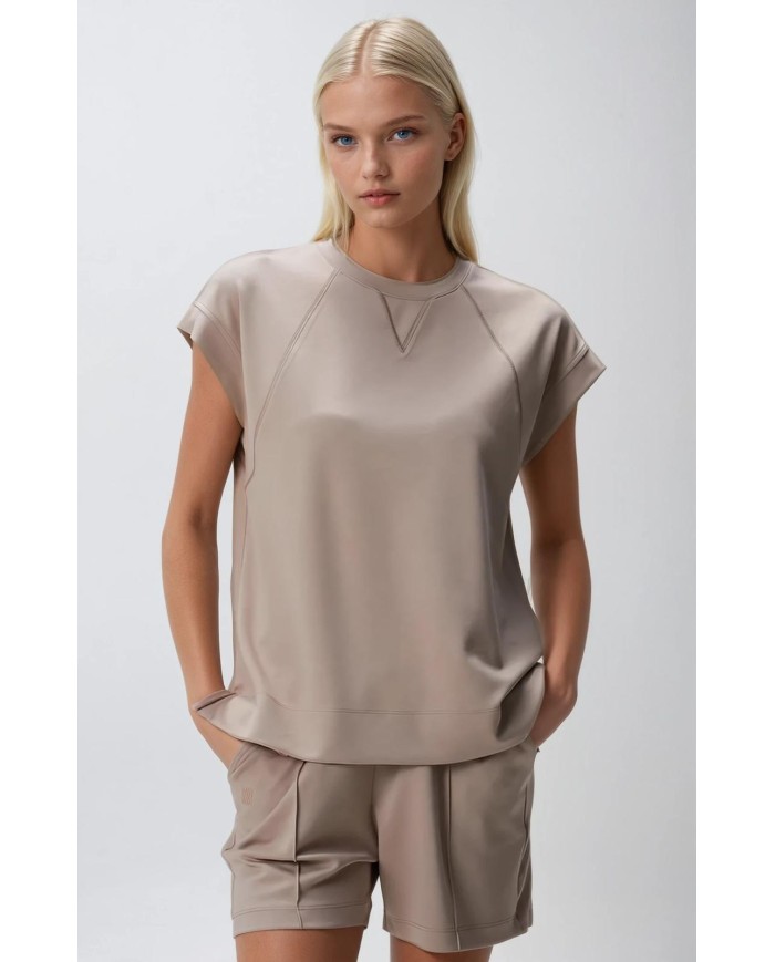 Karyoke Yaka Şort-Tişört Takım