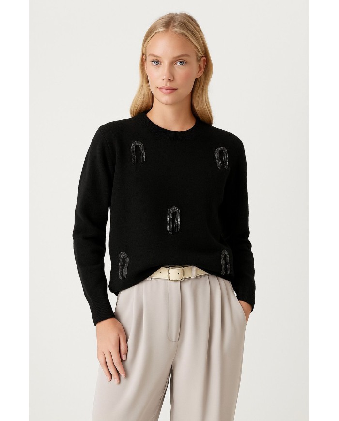 Meç Zincir Triko Kazak