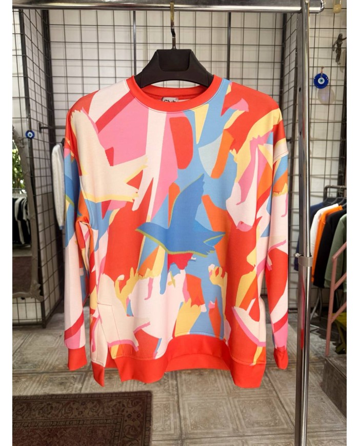 Çok Renkli Sweatshirt