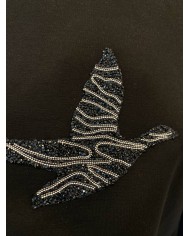 Meç Zincir Taşlı Sweatshirt