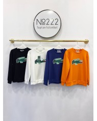 Parçalı Sweatshirt