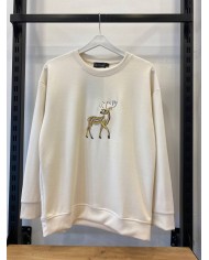 Geyik Motifli Sweatshirt