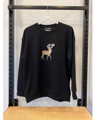 Geyik Motifli Sweatshirt