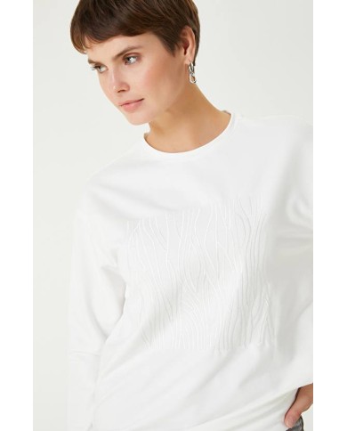 Sargı Nakışlı Sweatshirt