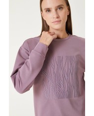 Sargı Nakışlı Sweatshirt