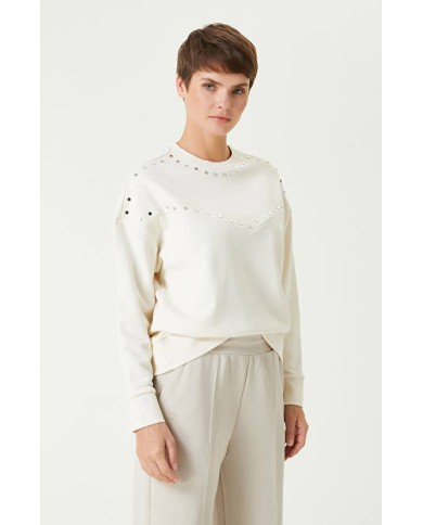 Trok Baskılı Sweatshirt