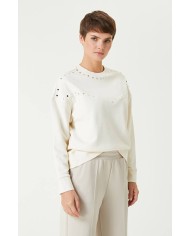 Trok Baskılı Sweatshirt