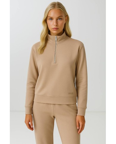 Yarım Fermuar Sweatshirt