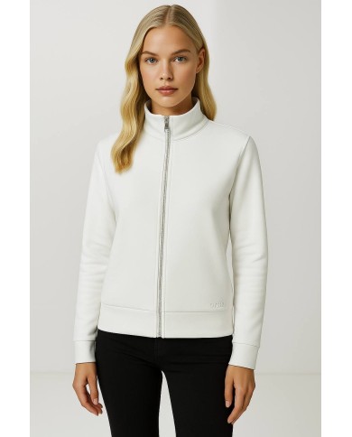 Tam Fermuar Sweatshirt