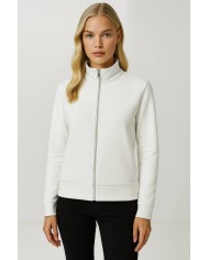 Tam Fermuar Sweatshirt