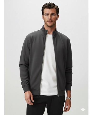 Tam Fermuar Sweatshirt