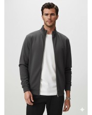 Tam Fermuar Sweatshirt