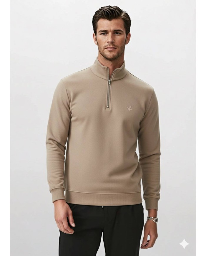 Yarım Fermuar Sweatshirt