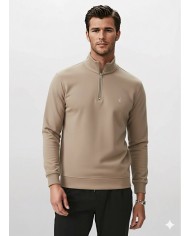 Yarım Fermuar Sweatshirt