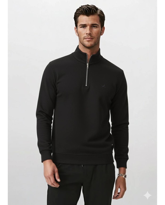 Yarım Fermuar Sweatshirt