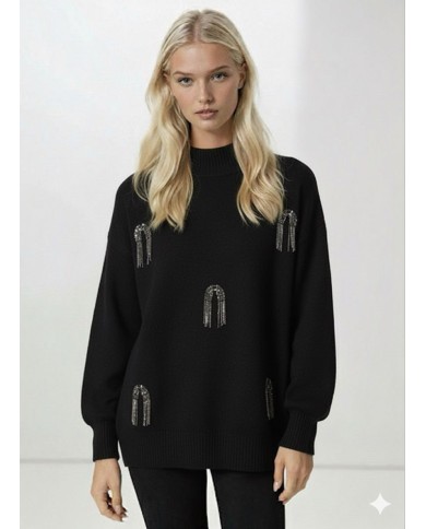 Meç Zincir Triko Kazak