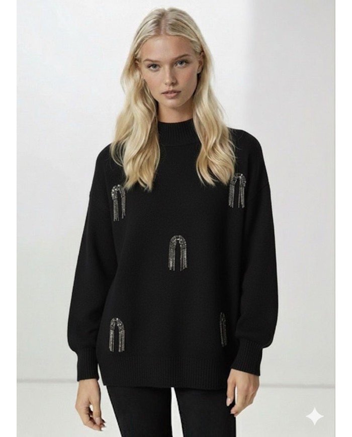 Meç Zincir Triko Kazak