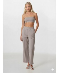 Logo Enjeksiyonlu Palazzo Eşofman