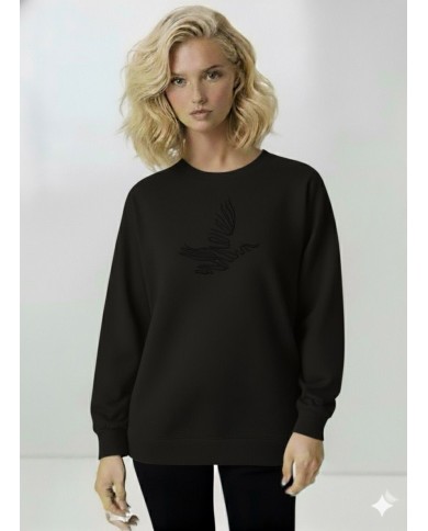 Karalama Kuş Sweatshirt