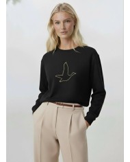 Fleks Taş Baskı Sweatshirt