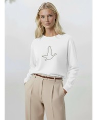 Double Taş İşleme Sweatshirt