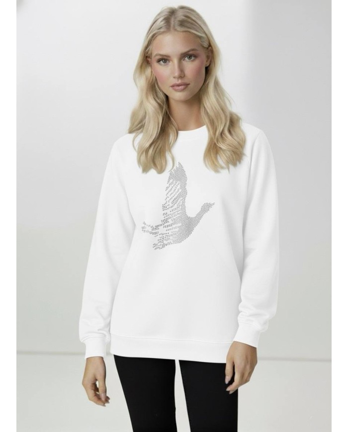 Full Taş Baskı Sweatshirt