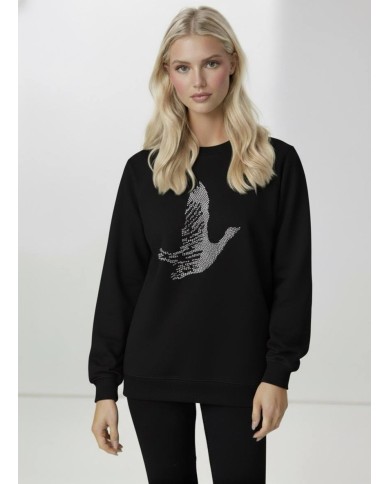 Full Taş Baskı Sweatshirt