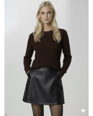 Saç Örgü Triko Kazak