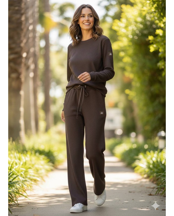 Yama Etiketli Fitilli Eşofman Takım