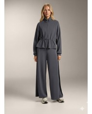 Belden Büzgülü ve Bağcıklı Kısa Eşofman Takım