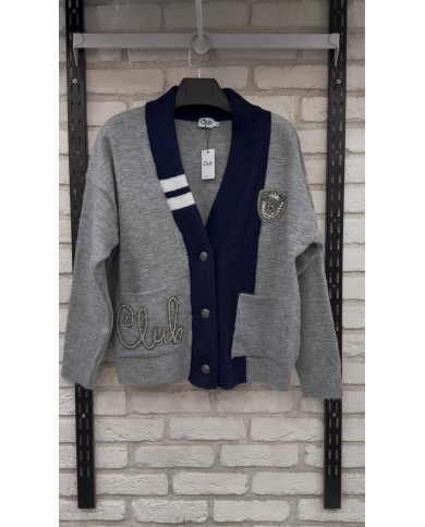 Taş İşleme Gerçek Yün Hırka