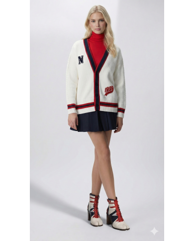 Süzene Nakışlı Gerçek Pamuk Triko Hırka