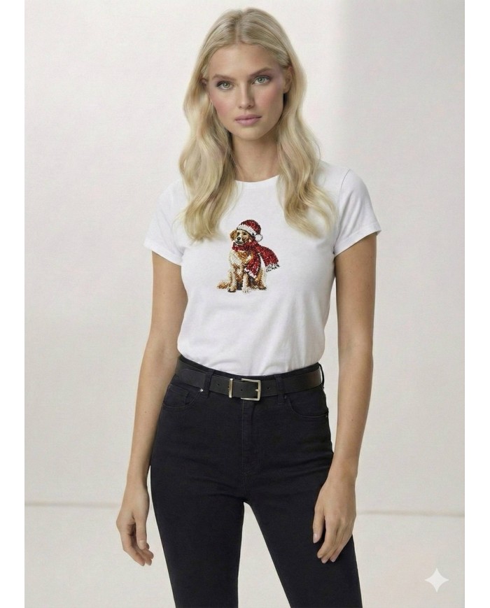 Hotfix Köpek Detaylı T-Shirt