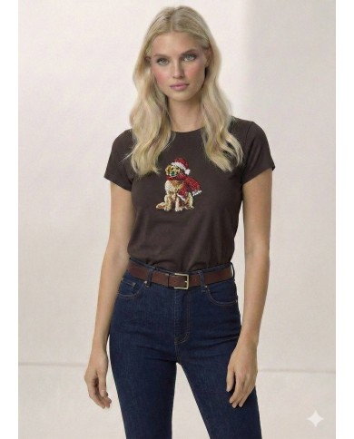 Hotfix Köpek Detaylı T-Shirt