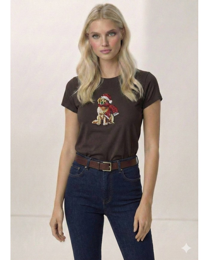 Hotfix Köpek Detaylı T-Shirt