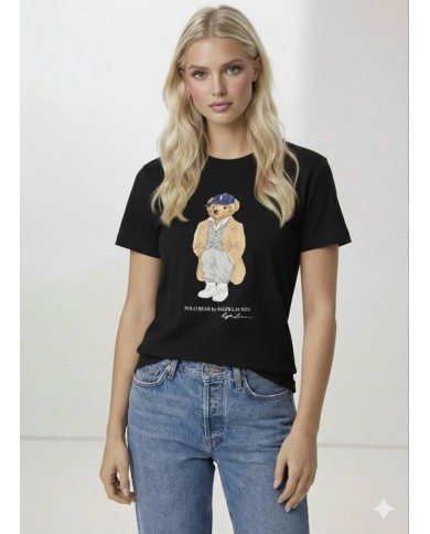 Palto Bear Baskılı T-Shirt