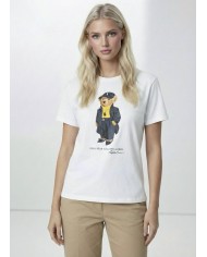 Takım Elbise Bear Baskılı T-Shirt