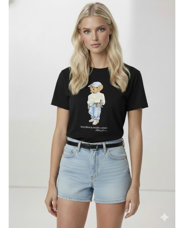 Spor Bear Baskılı T-Shirt