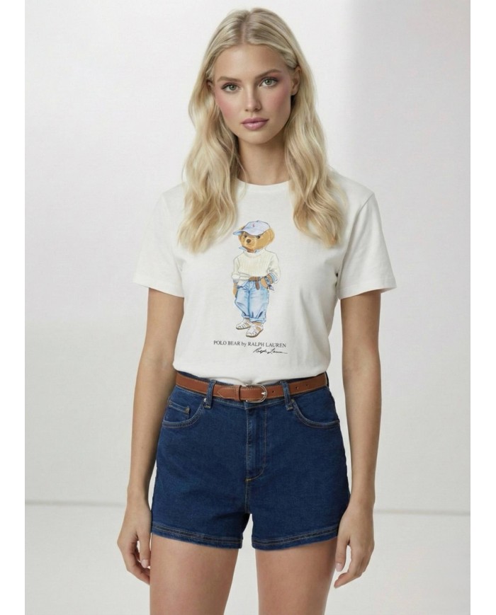 Spor Bear Baskılı T-Shirt