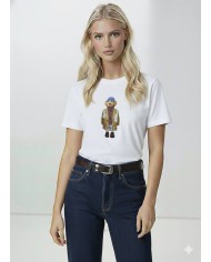 Aplike Köpek Detaylı T-Shirt